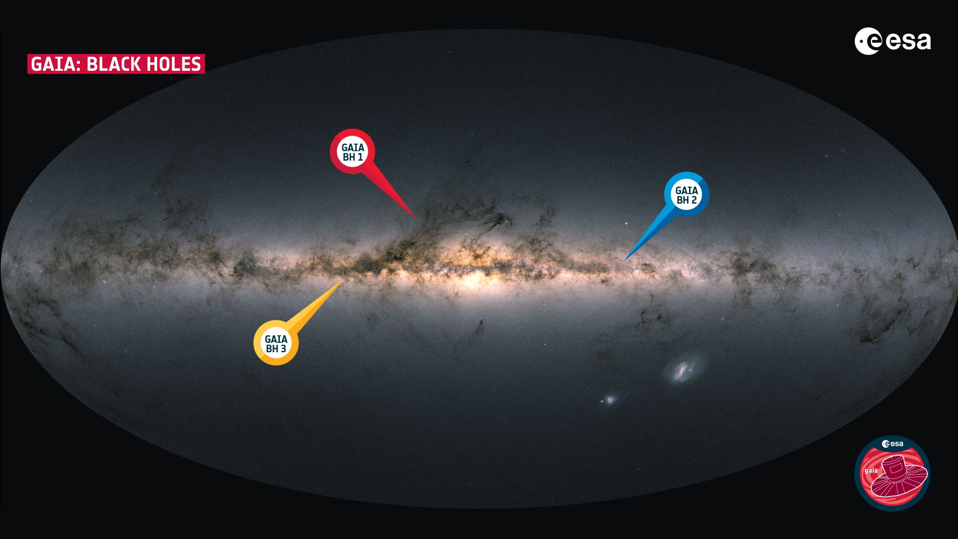 cnes | Gaia découvre un trou noir stellaire de masse record dans notre ...
